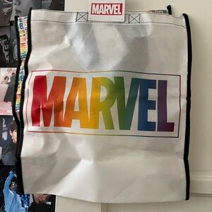 Marvel Rainbow Logo Tote Bag